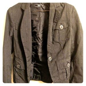 EUC grey fitted blazer